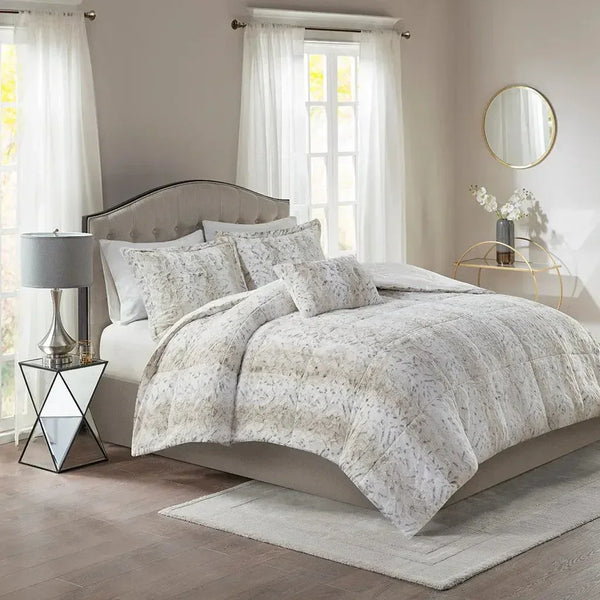 Zuri Faux Fur Comforter Set by Madison Park - Gifts for You 'n Me
