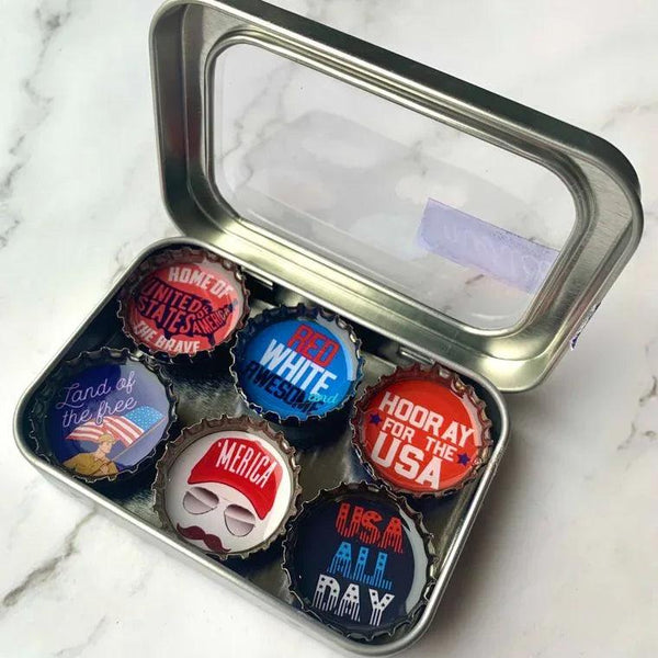 'Merica Theme Magnet - Set of 6 - Gifts for You 'n Me