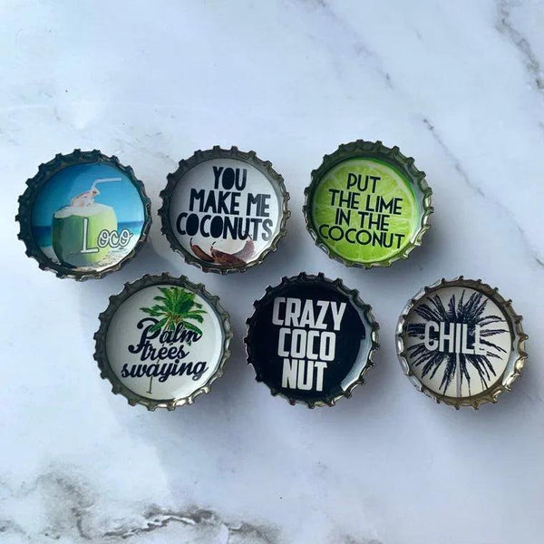 Coconuts Magnets - Set of 6 - Gifts for You 'n Me