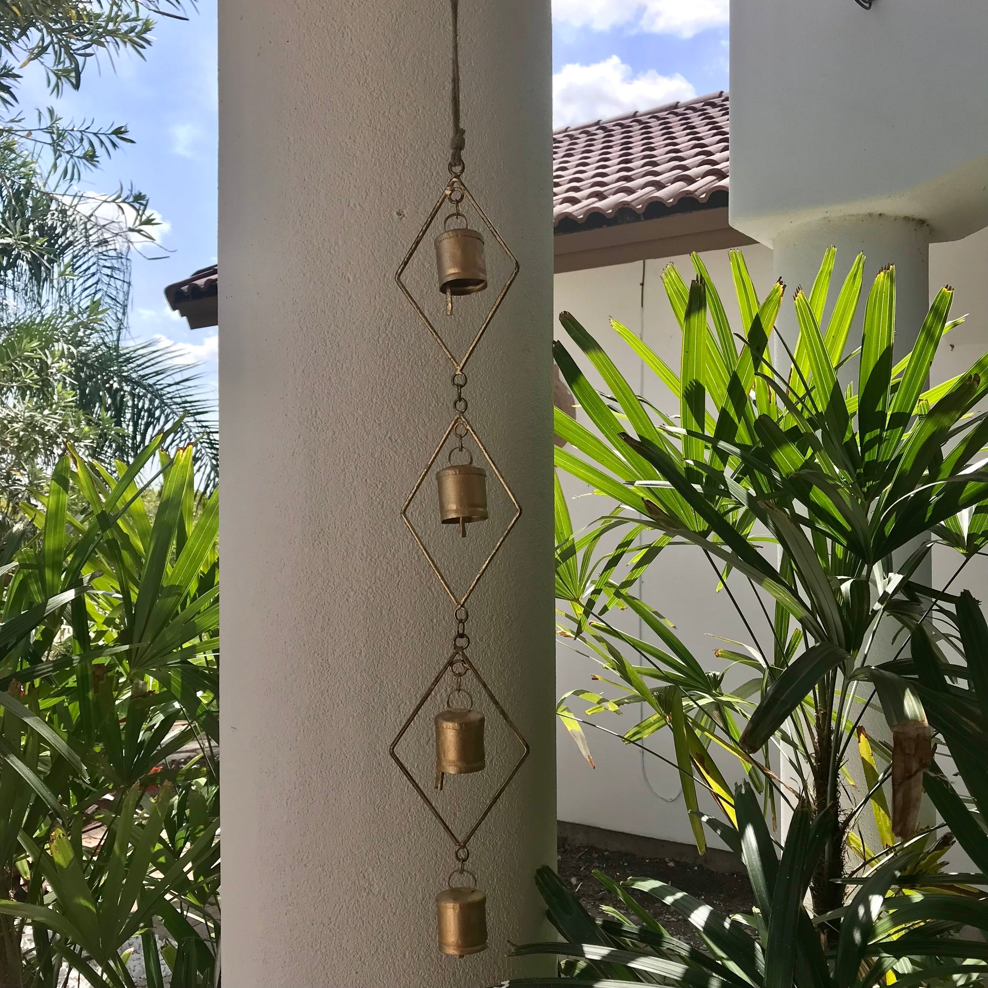 Spring Raindrop Hanging Four Bell Chime - Gifts for You 'n Me