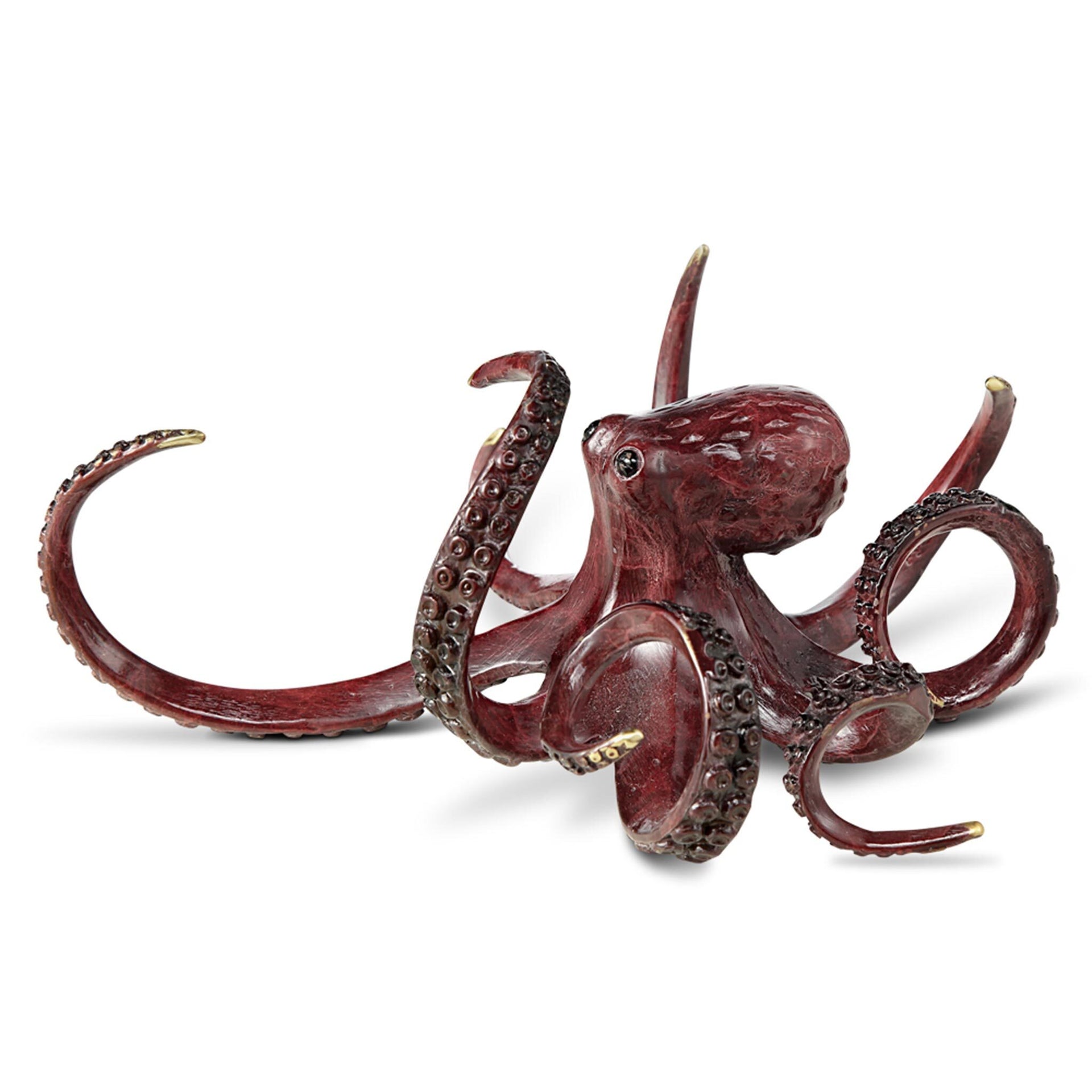 Curious Octopus Sculpture