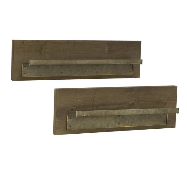 Industrial Wall Shelves - Set of 2 - Gifts for You 'n Me
