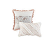 Dawn 6 Piece Cotton Percale Reversible Coverlet Set - Blush
