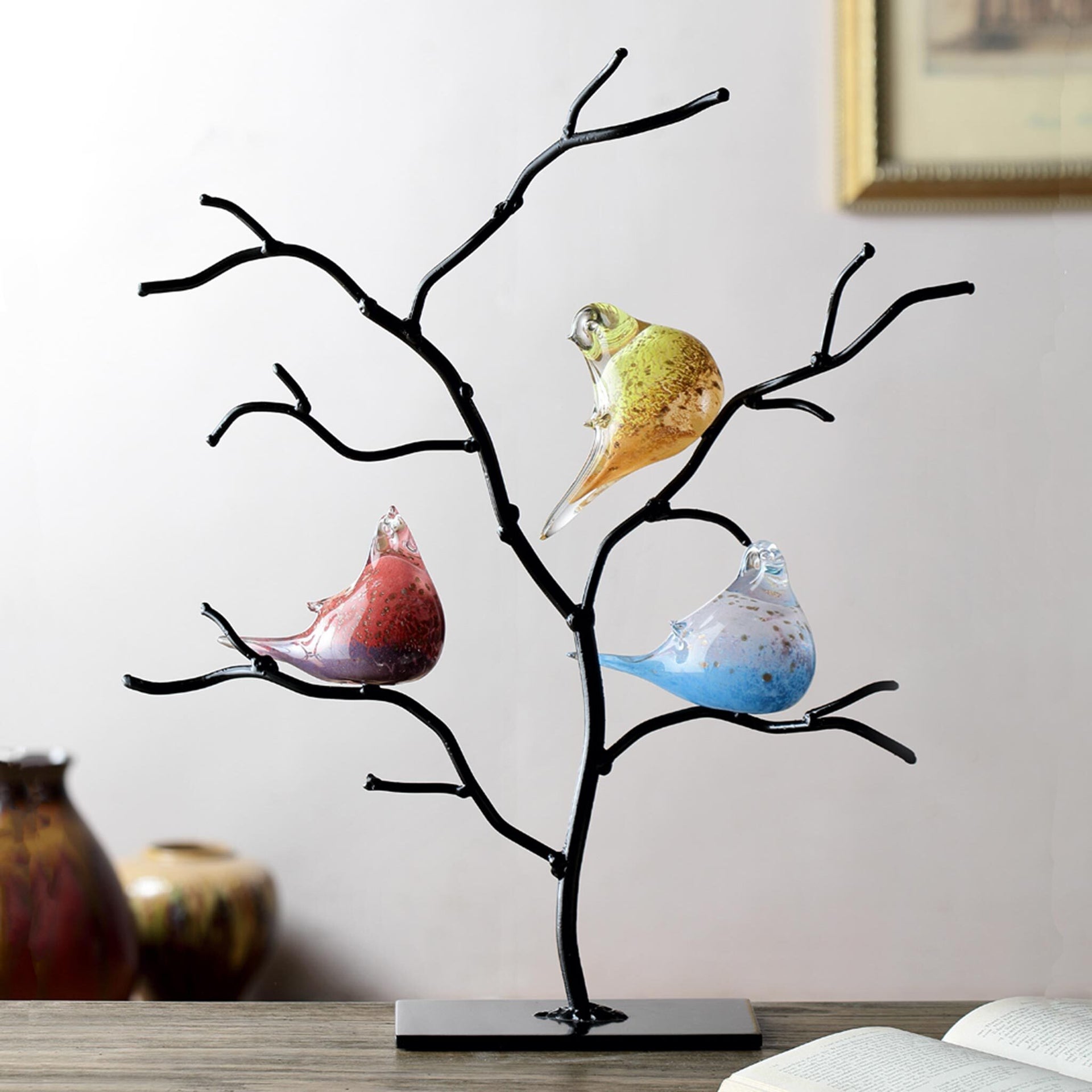 AG Bird Trio on Tree