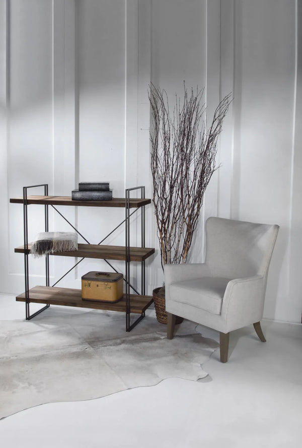 Large 3-Metal and Wood Bookcase and Display Unit - Gifts for You 'n Me