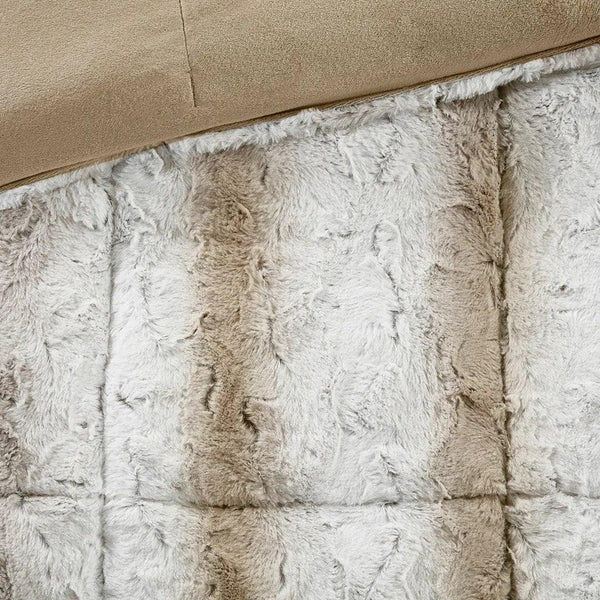 Zuri Faux Fur Comforter Set by Madison Park - Gifts for You 'n Me