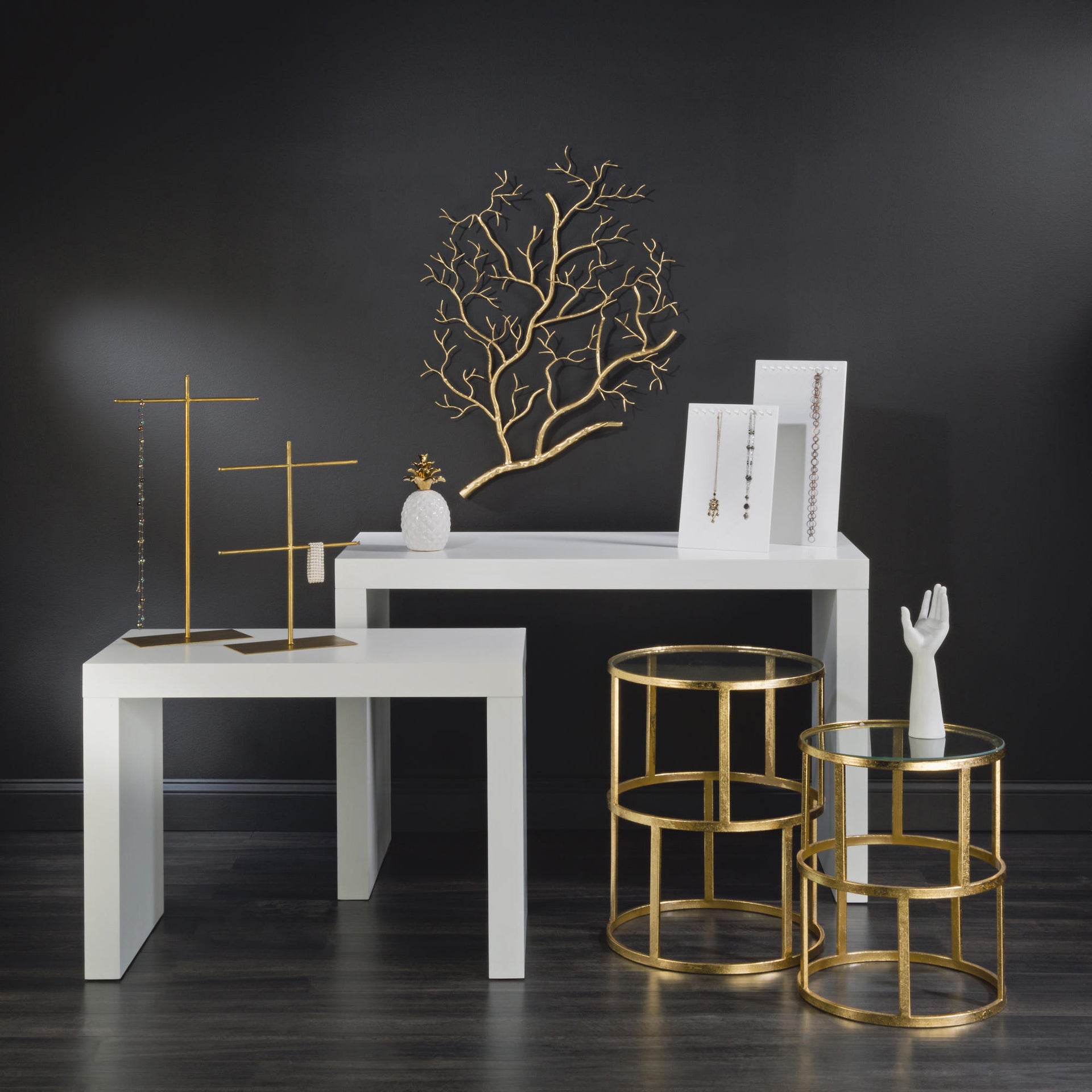 Gold Branch Wall Decor - Metal