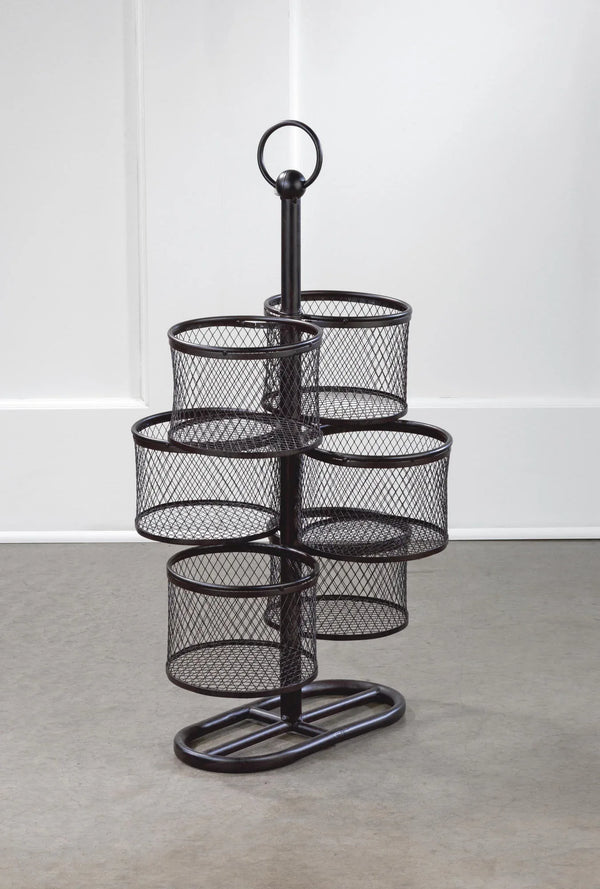 6 Bin Mesh Rotating Display - Gifts for You 'n Me
