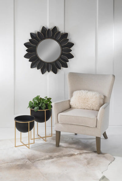 Metal Bin Set with Gold Stands