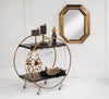 Gold Rolling Bar Cart