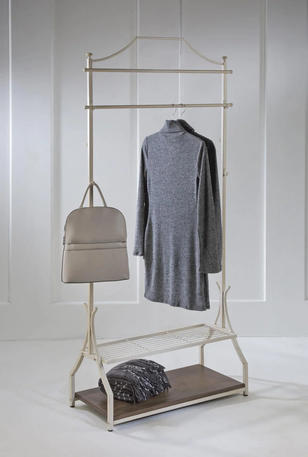Garment Rack with Wood Veneer Base - Gifts for You 'n Me