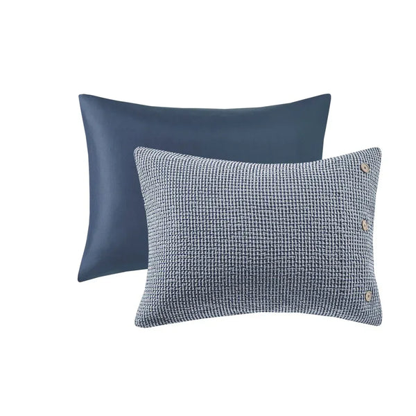 Mara 4 PC Cotton and Rayon from Bamboo Blend Waffle Weave Comforter Cover Set w/removable insert - Gifts for You 'n Me