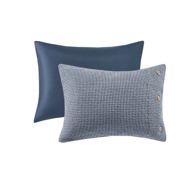 Mara 4 PC Cotton and Rayon from Bamboo Blend Waffle Weave Comforter Cover Set w/removable insert - Gifts for You 'n Me