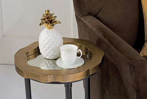 Gold Foil Side Table - Set of 2 - Gifts for You 'n Me