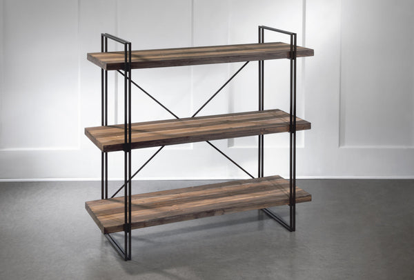 Large 3-Metal and Wood Bookcase and Display Unit - Gifts for You 'n Me