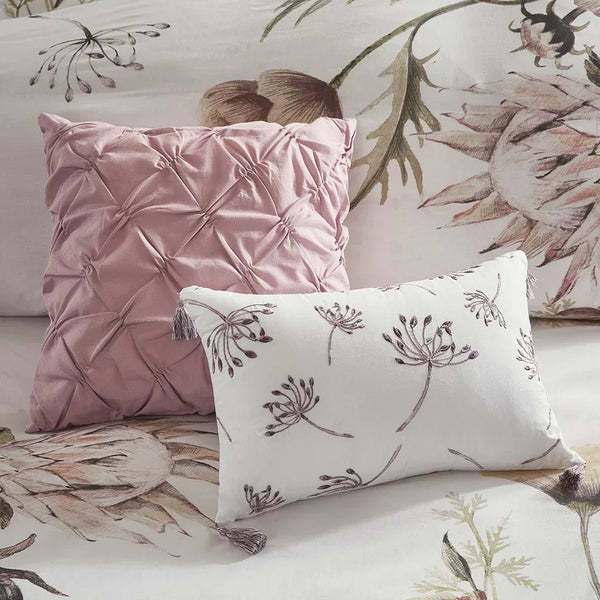 Cassandra 8 Piece Cotton Printed Comforter Set - Blush - Gifts for You 'n Me