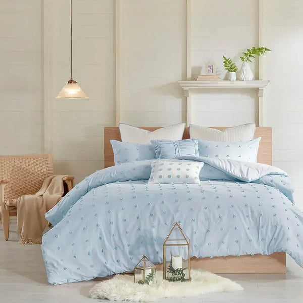 Brooklyn Cotton Jacquard Comforter Set by Urban Habitat - Gifts for You 'n Me