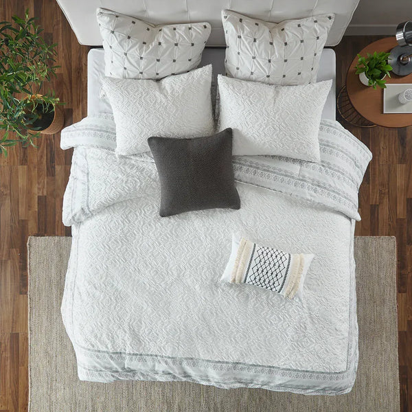 Mill Valley Reversible Cotton Comforter Set by INK+IVY - Gifts for You 'n Me
