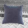 Mila 3 Piece Cotton Gray Comforter Set with Chenille Tufting by INK+IVY