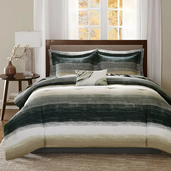 Saben Complete Comforter and Cotton Sheet Set by Madison Park Essentials - Gifts for You 'n Me