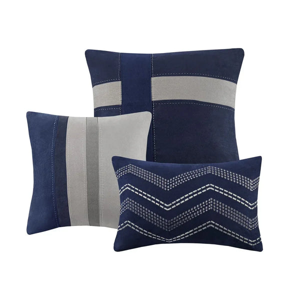 Palisades 7 Piece Faux Suede Comforter Set by Madison Park - Gifts for You 'n Me