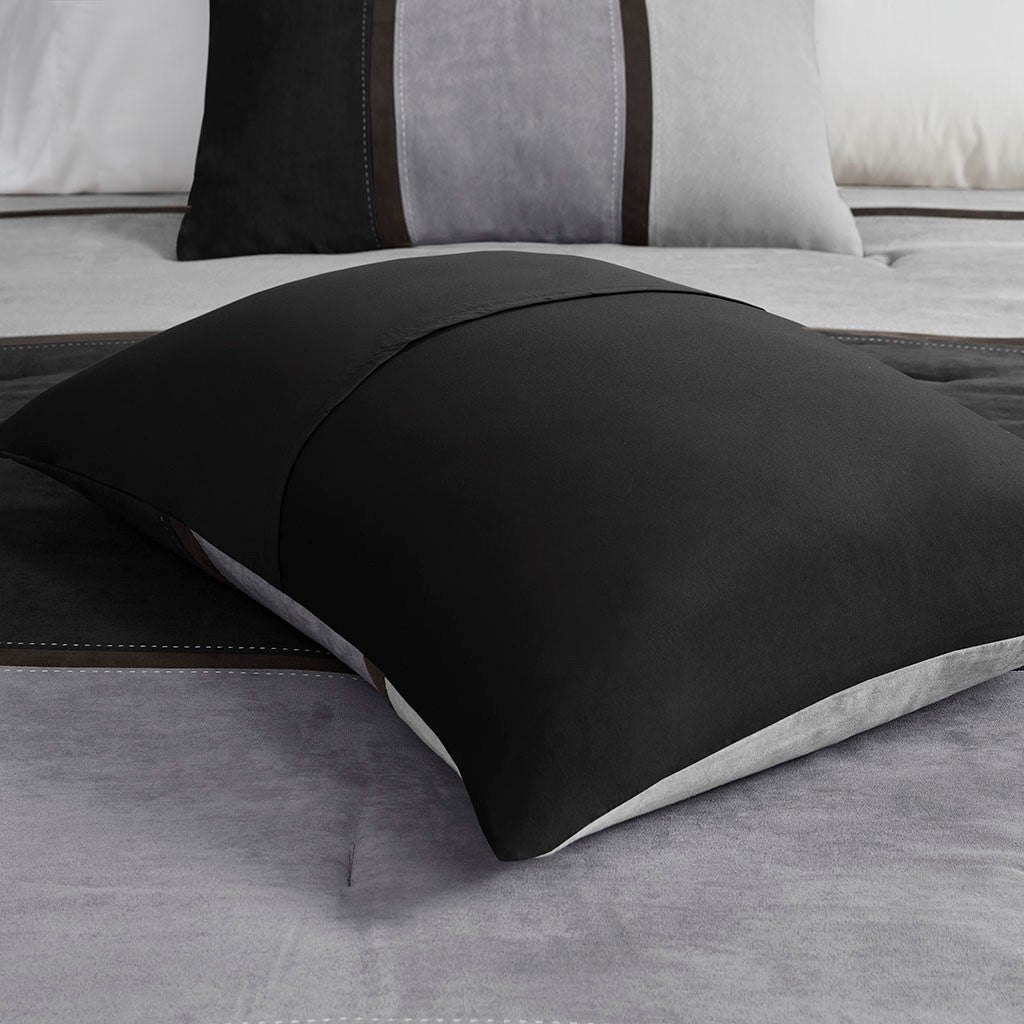 Palisades 7 Piece Faux Suede Comforter Set by Madison Park