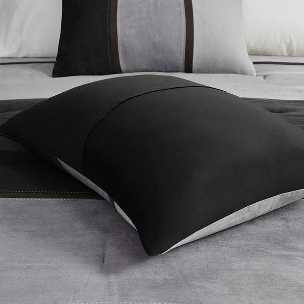 Palisades 7 Piece Faux Suede Comforter Set by Madison Park - Gifts for You 'n Me