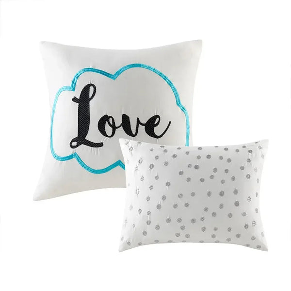 Raina Metallic Printed Comforter Set by Intelligent Design - Gifts for You 'n Me