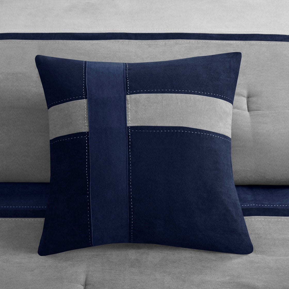 Palisades 7 Piece Faux Suede Comforter Set by Madison Park