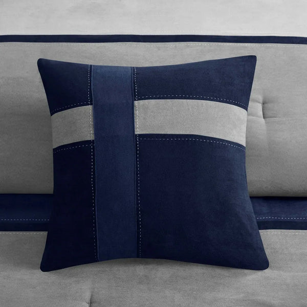 Palisades 7 Piece Faux Suede Comforter Set by Madison Park - Gifts for You 'n Me