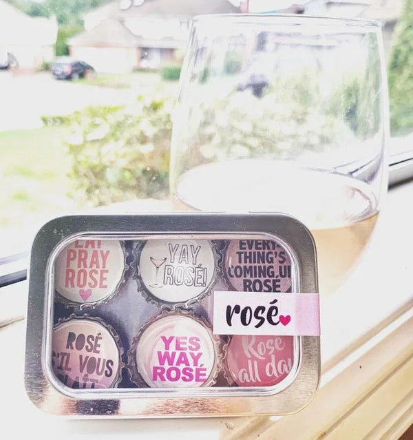 Rosé Magnets - Set of 6 - Gifts for You 'n Me