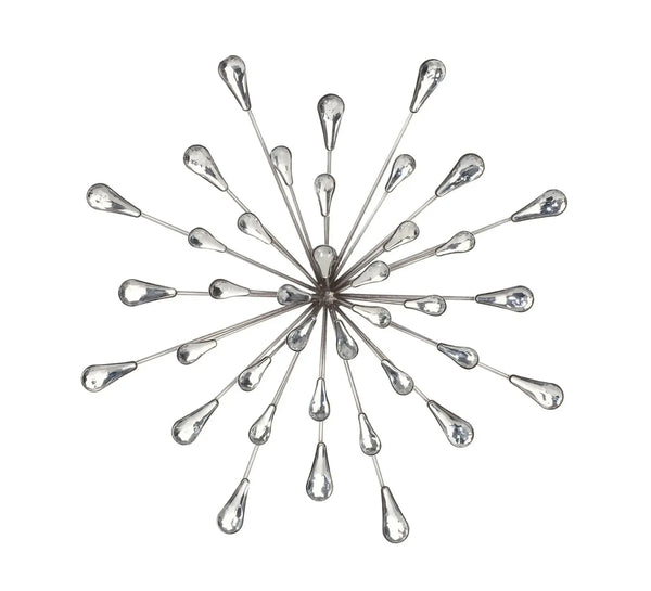 Silver Starburst Wall Art - Gifts for You 'n Me