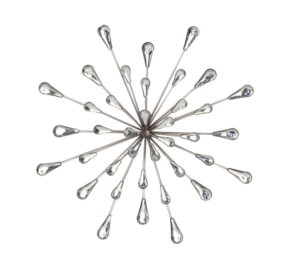 Silver Starburst Wall Art