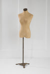 Antiqued Floor Body Form - Female Mannequin