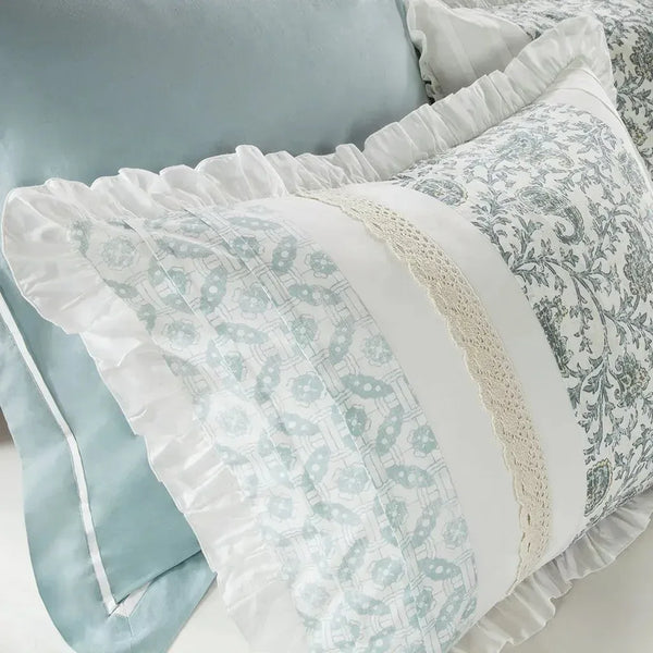 Dawn 9 Piece Cotton Percale Comforter Set by Madison Park - Gifts for You 'n Me