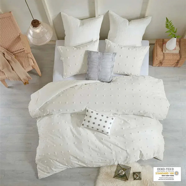 Brooklyn Cotton Jacquard Comforter Set by Urban Habitat - Gifts for You 'n Me