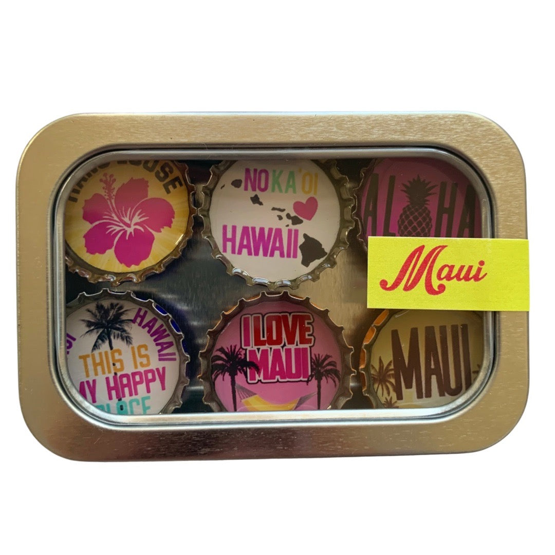 Maui Magnets - Set of 6 - Gifts for You 'n Me