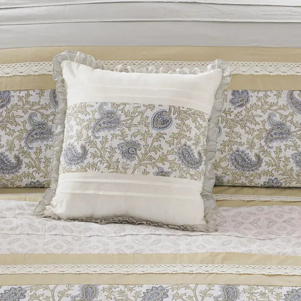 Dawn 9 Piece Cotton Percale Comforter Set by Madison Park - Gifts for You 'n Me