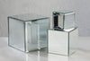 Square Glass Mirror Risers - Set of 3