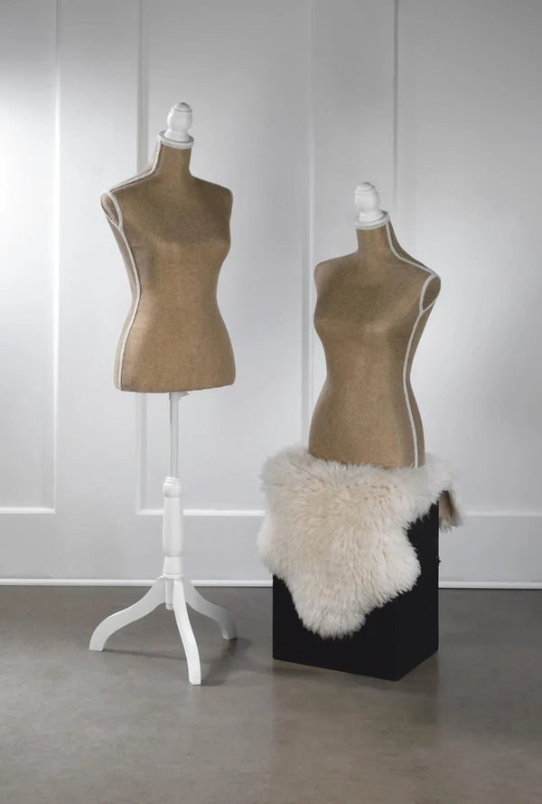 Linen & Burlap Mannequin Body Forms (Tabletop/Fiberglass) - Gifts for You 'n Me