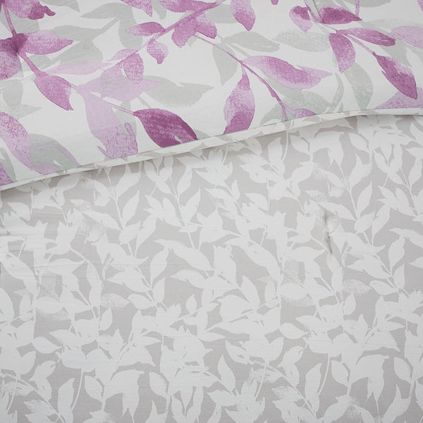 Sofia Reversible Comforter Set with Bed Sheets in Purple - Gifts for You 'n Me