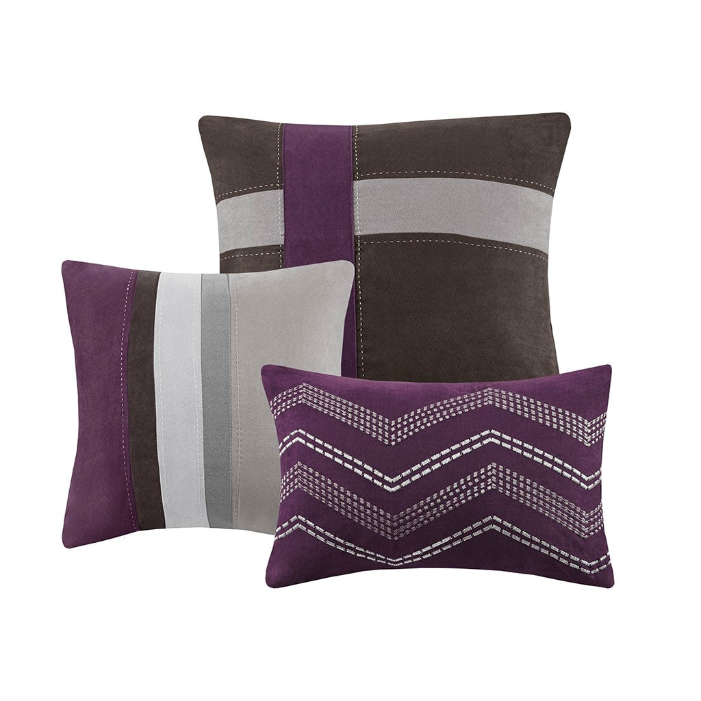 Palisades 7 Piece Faux Suede Comforter Set by Madison Park