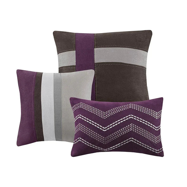 Palisades 7 Piece Faux Suede Comforter Set by Madison Park - Gifts for You 'n Me