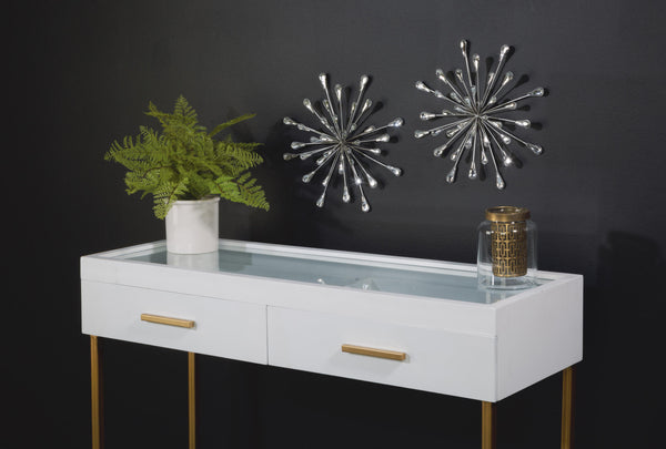 Silver Starburst Wall Art