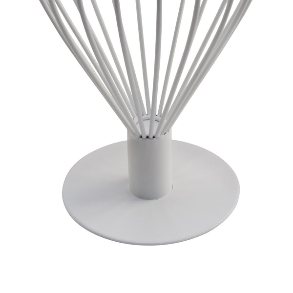 Balloon Wire Hat Stands Set of 2  (Gold & White)