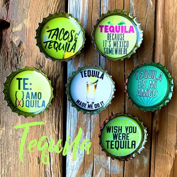 Tequila Magnets - Set of 6