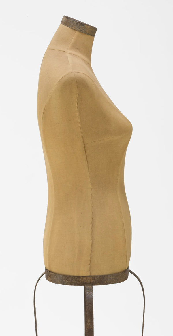 Antiqued Female Mannequin w/ 3 Shelves