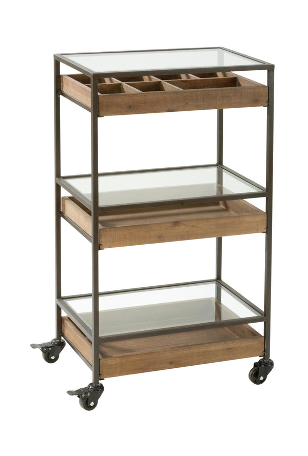 3 Tier Rolling Display Cart - Gifts for You 'n Me