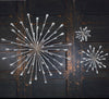 Silver Starburst Wall Art