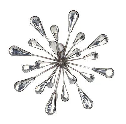 Silver Starburst Wall Art - Gifts for You 'n Me